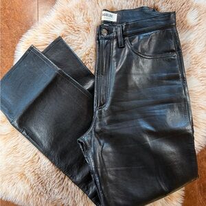 Agolde Recycled Leather Fitted 90's